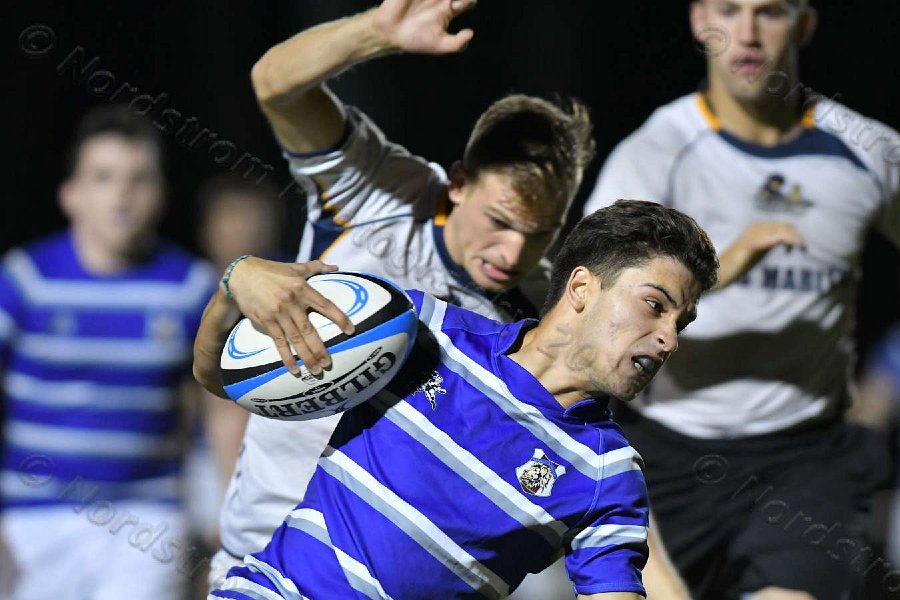 Wheaton Men\'s Rugby vs Mass Maritime.  Photo by Keith Nordstrom